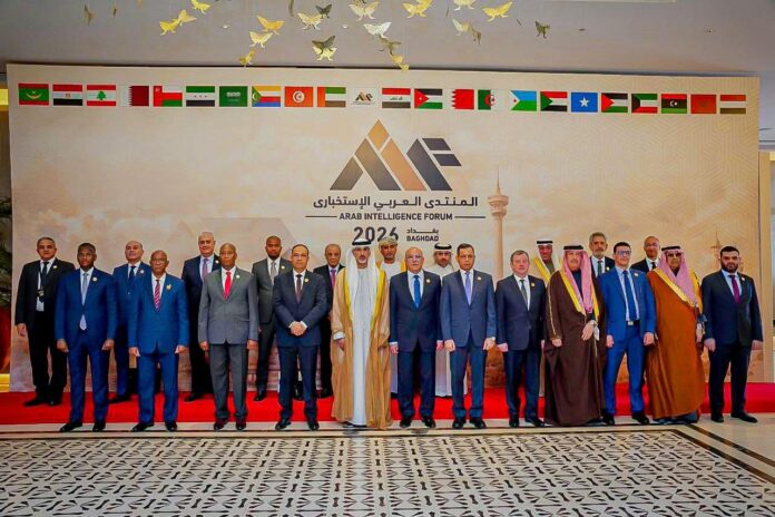 Somalia’s NISA Director Mahad Mohamed Salad attending the Arab intelligence chiefs conference in Baghdad